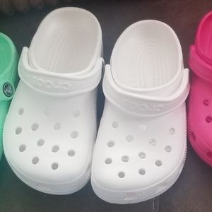 Crocs white size 5